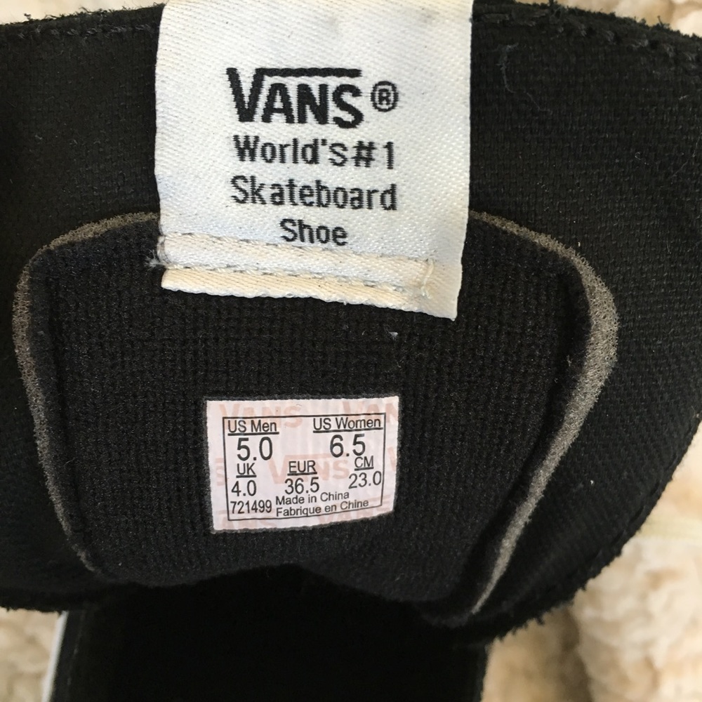 🎉Sale Price Firm🎉NWT Vans Sk8-Hi Slim Zip W6.5,6 - Picture 6 of 8